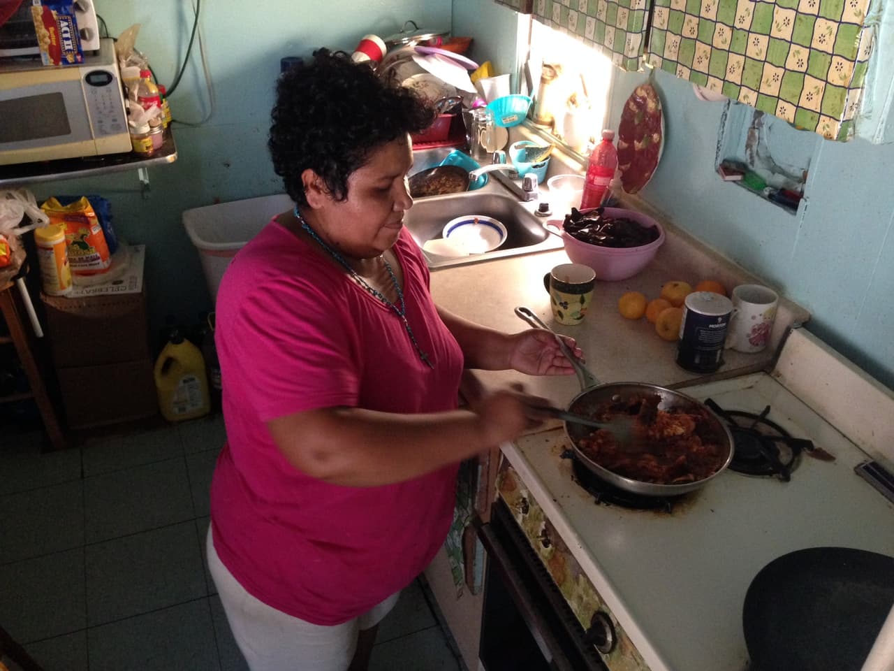 María Arredondo ha vivido en el St. Anthony Trailer Park desde hace 25 años.