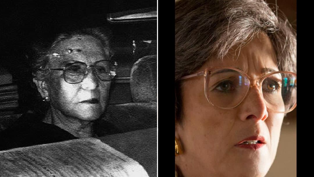 Hermilda de los Dolores Gaviria Berrío es el nombre de la madre del narcotraficante, lo apoyó hasta el último momento de su vida. Paulina García la interpreta.