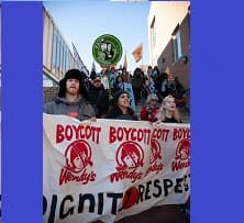 La cuarta “Gira de Comida Justa” se basa en un boicot nacional contra Wendy's, que incluye un ayuno continuo en 2017 en el que cientos de estudiantes en más de una docena de escuelas ayunaron en protesta por el rechazo de la cadena de hamburguesas a tomar medidas significativas para poner fin a la violencia sexual y abuso en el trabajo de la agricultura de Estados Unidos.