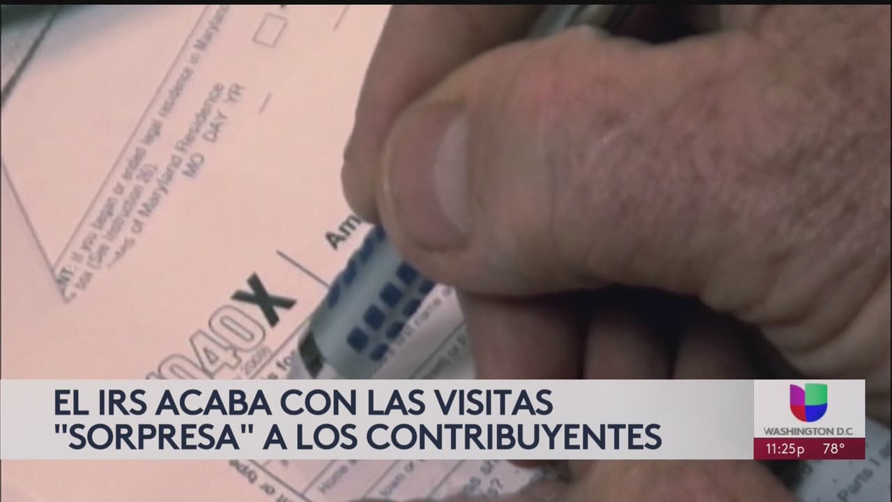 IRS dejará de realizar sus temidas "visitas sorpresa" a las casas de los contribuyentes