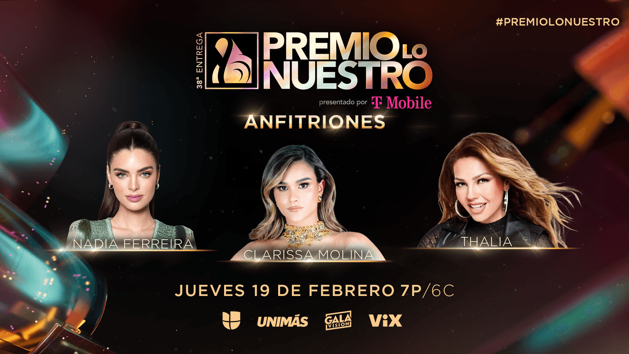 Conoce las hosts de Premio Lo Nuestro 2026: Las voces detrás de la noche más grande de la música latina