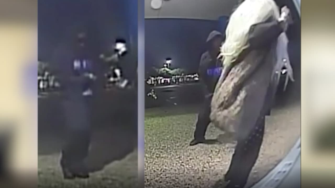 La policía consiguió el video de las cámaras de vigilancia de este cajero automático que opera 24 horas y que registró el crimen. Héctor Gonzales, quien estuvo casado durante 13 años con la mujer asesinada, dijo él que presentía que algo iba a suceder.