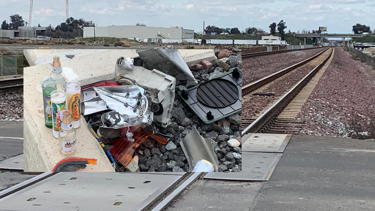 Mueren dos jóvenes en accidente de tránsito por supuestamente querer ganar la carrera a un tren Amtrak