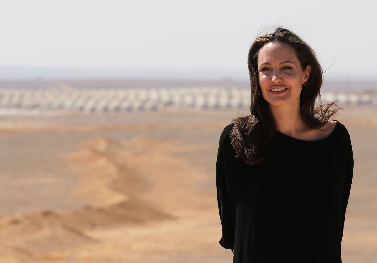 Angelina Jolie realizó un nuevo viaje humanitario.