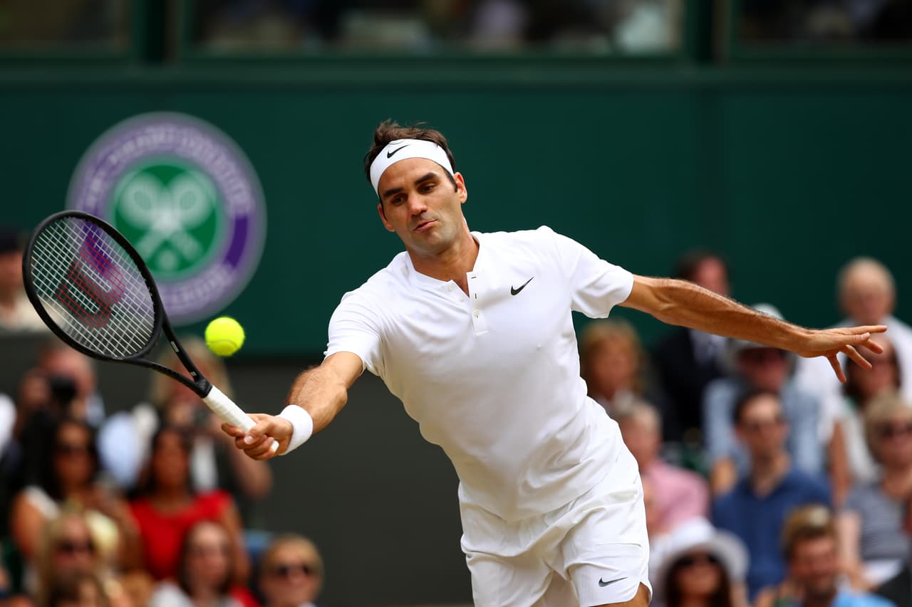 Federer ganó un 80% de los puntos jugados con su primer servicio.