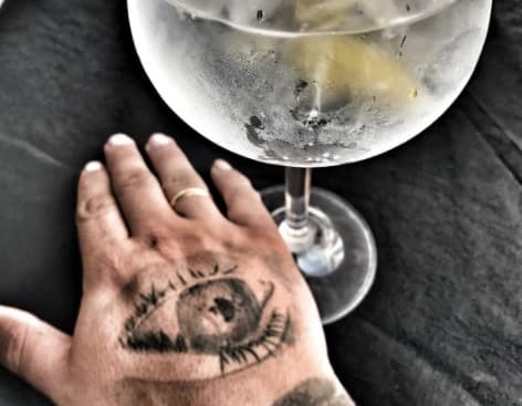 Kiko dibujó el ojo de su segunda hija Ana, fruto de su relación con Irene Rosales.