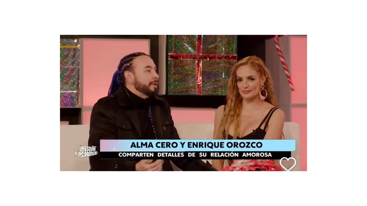 Alma Cero presentó a su novio en televisión.