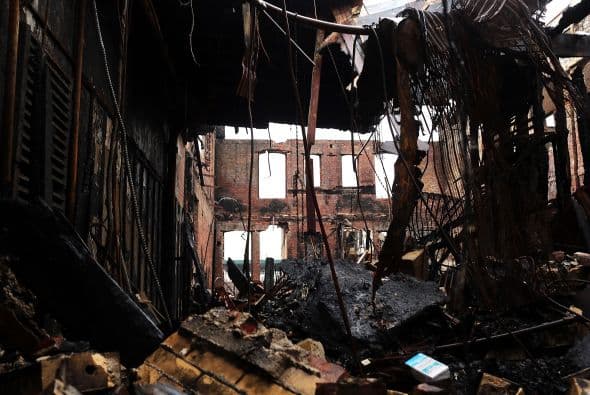 El huracán 'Sandy' dañó gran parte de los estados de Nueva York y Nueva Jersey, entre los lugares más afectados está Rockaway, en Queens.