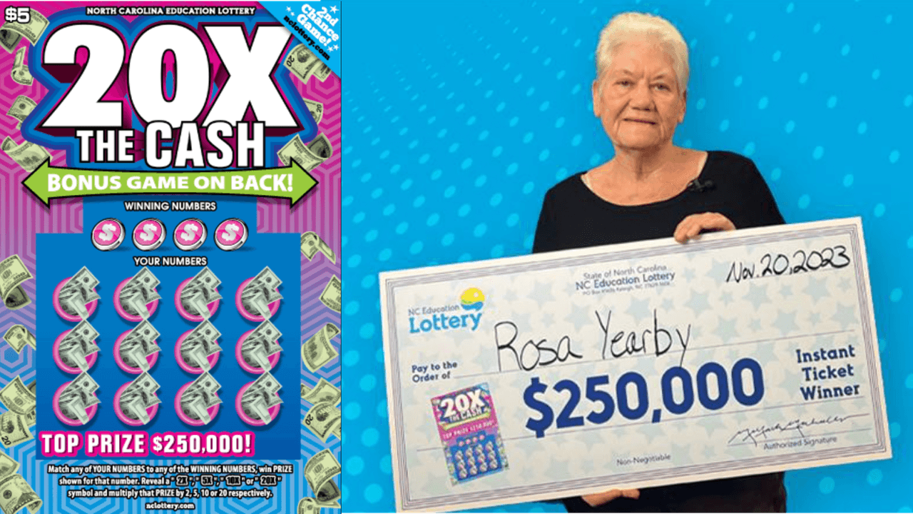 Bisabuela en Carolina del Norte celebrará el Día de Acción de Gracias con $250,000 más tras ganar un raspadito