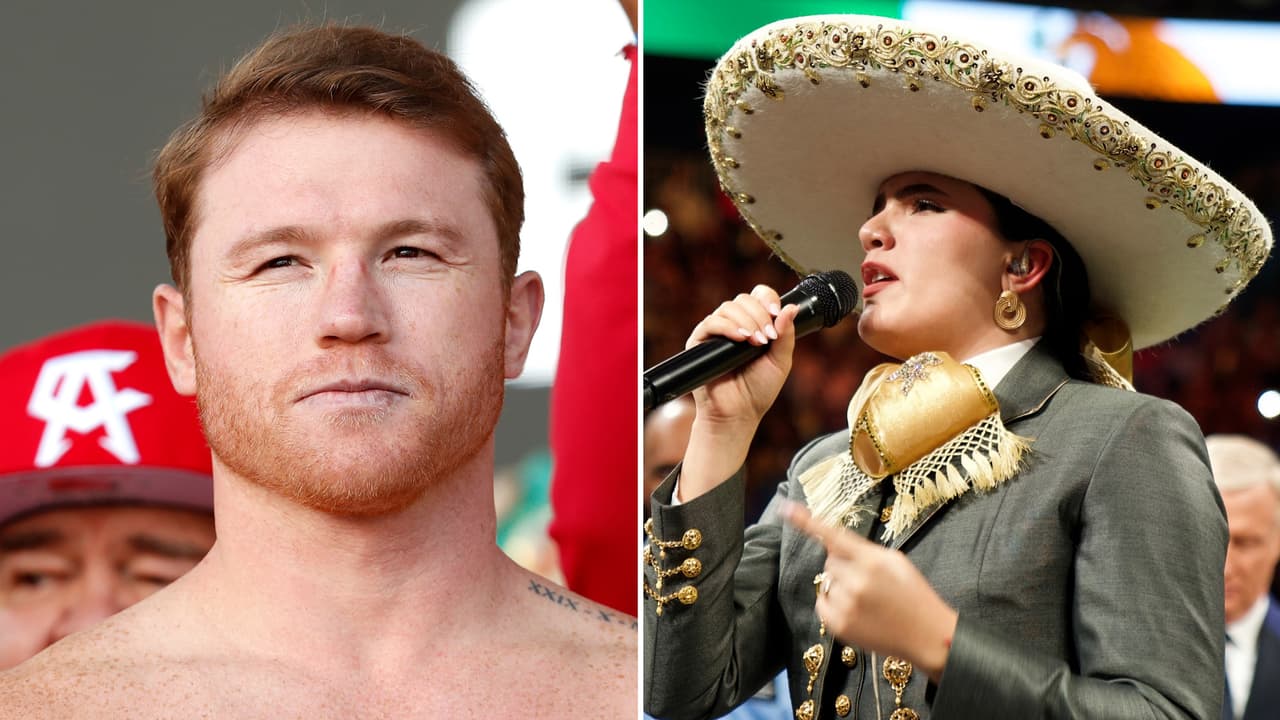 'Canelo' no se guarda nada ante error de nieta de ‘Chente’ Fernández al cantar himno mexicano