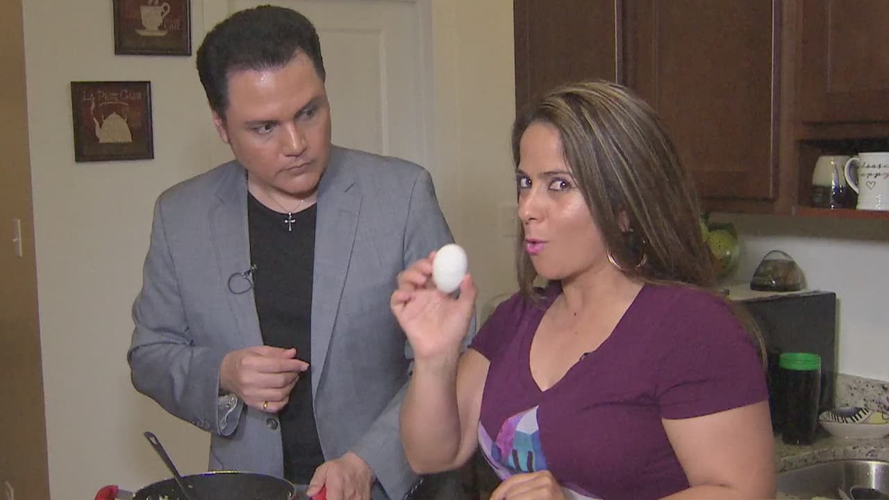 La receta de fritada de Katerin El Bombon de Latino Mix