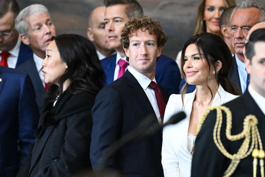 Mark Zuckerberg y Lauren Sánchez.