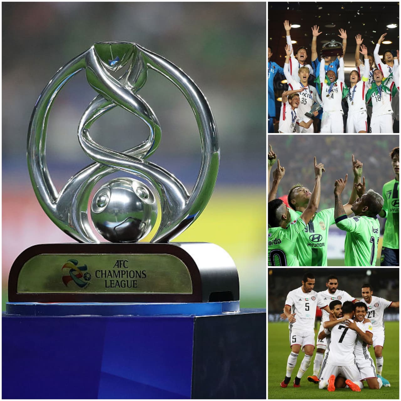 El continente asiático sería representado por: Jeonbuk Hyundai Motors 2016, Urawa Red Diamonds 2017 y Kashima Antlers 2018.