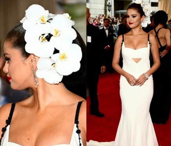 En la MET Gala también la vimos muy hermosa.