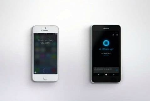 Microsoft presume en su nuevo anuncio algunas ventajas que Cortana tiene sobre Siri.