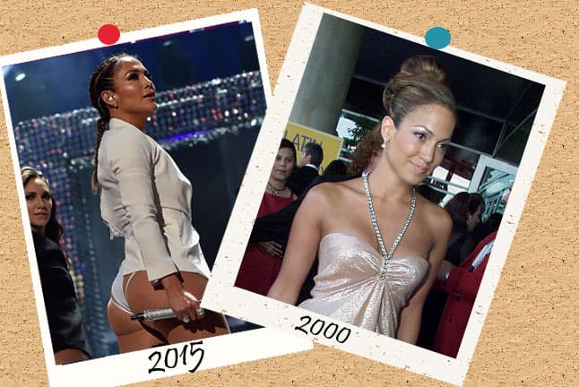 'La Diva del Bronx' se ha encargado de dejar huella en cada una de sus presentaciones. ¡Quince años de diferencia y la mujer sigue luciendo sensual! ¿Ya la observaste?