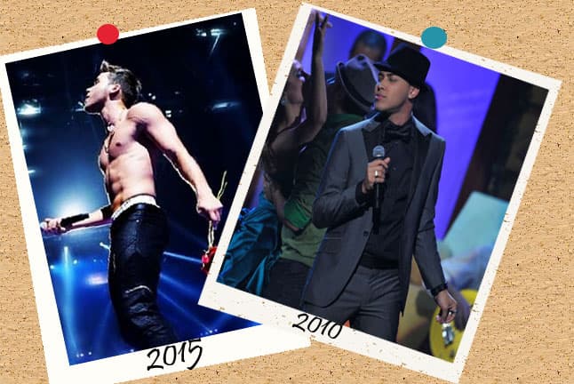 Estas imágenes no nos dejarán mentir....¡Prince Royce se ha puesto más atrevido con cada entrega! ¿Qué podremos verlos hacer este año en escena?