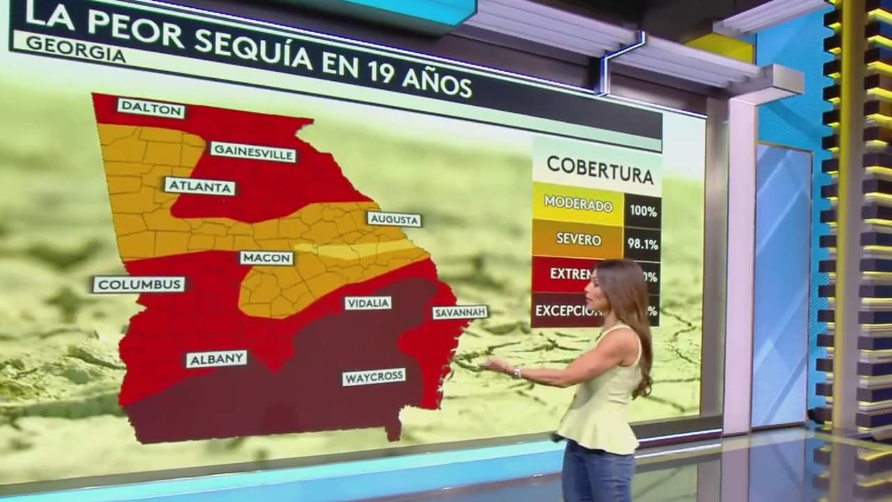 Clima hoy en EEUU del viernes 24 de abril 2026: Georgia espera lluvias tras su peor sequía en años
