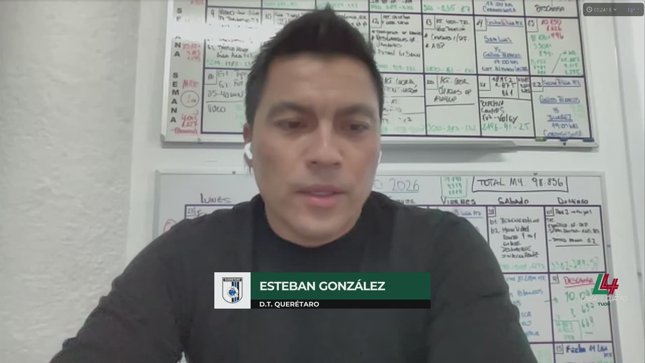 El técnico de los Gallos Blancos habla del buen momento del equipo