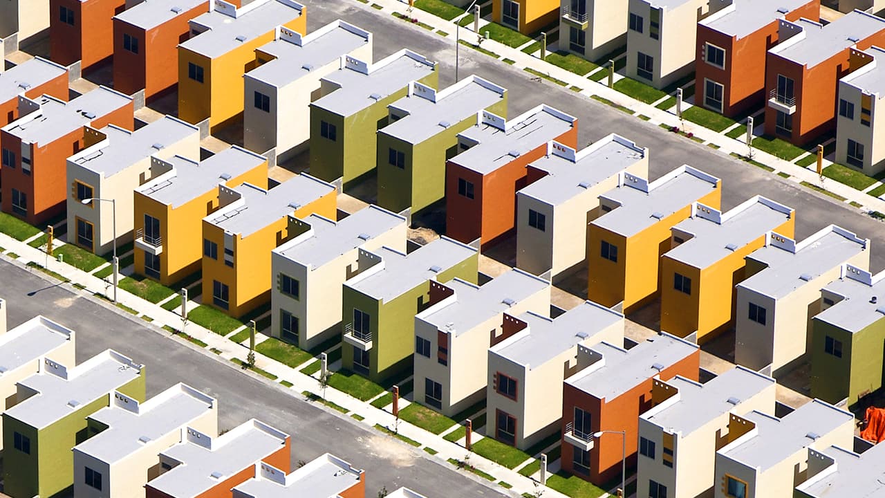 En fotos: Las casas 'de Lego' que se construyen para los trabajadores de México que parecen perfectas pero...no
