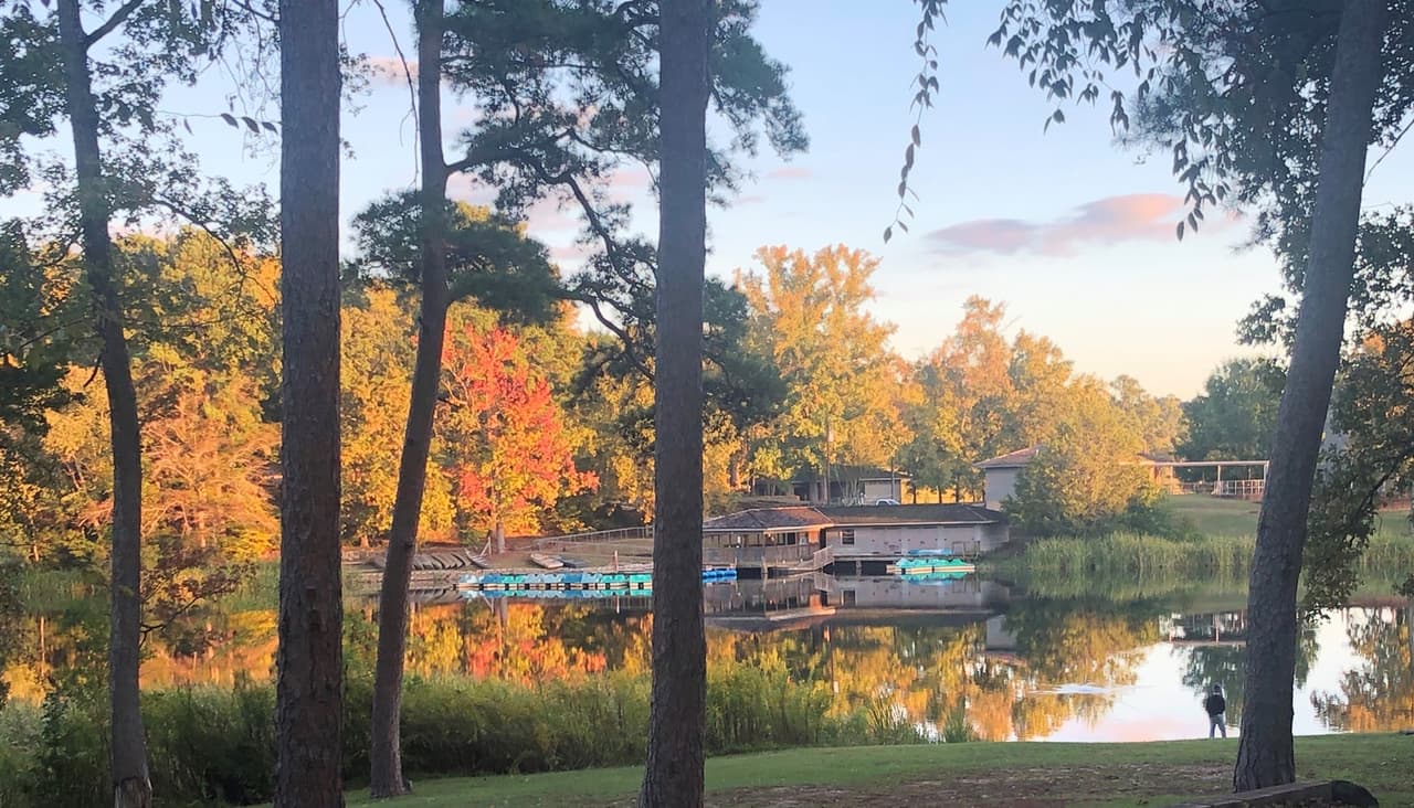 El Parque Estatal Tyler, al este de Dallas, es ideal para ver árboles, manantiales, arroyos y jardines de rosas 
<a href="https://www.univision.com/local/dallas-kuvn/cinco-actividades-que-puedes-realizar-este-otono-en-el-norte-de-texas-video">durante este otoño.</a>
<br>