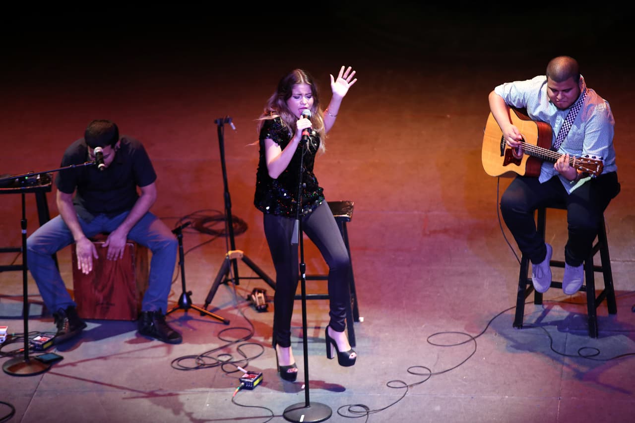 Pablo Alborán y Sofía Reyes embelesaron con su voz y talento a sus fans