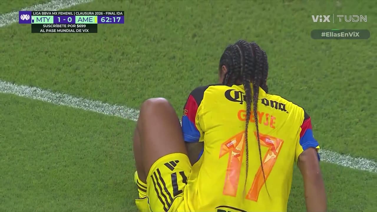 ¡Uff Geyse se quedó a nada de empatar, tremendo remate de cabeza!