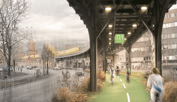 La ‘autopista para bicicletas’ que planea Berlín
