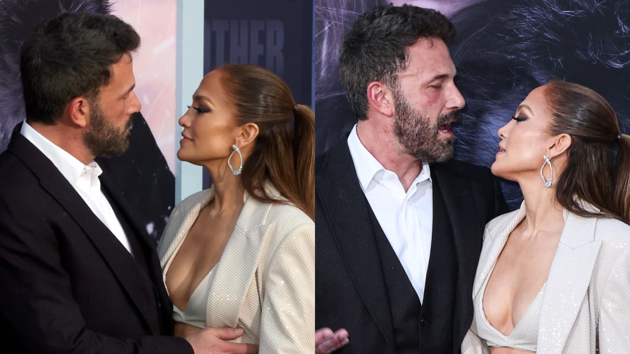 Ben Affleck y JLo supuestamente discutieron durante su paso por la alfombra roja del estreno de la película 'The mother' el pasado 10 de mayo en Los Ángeles.