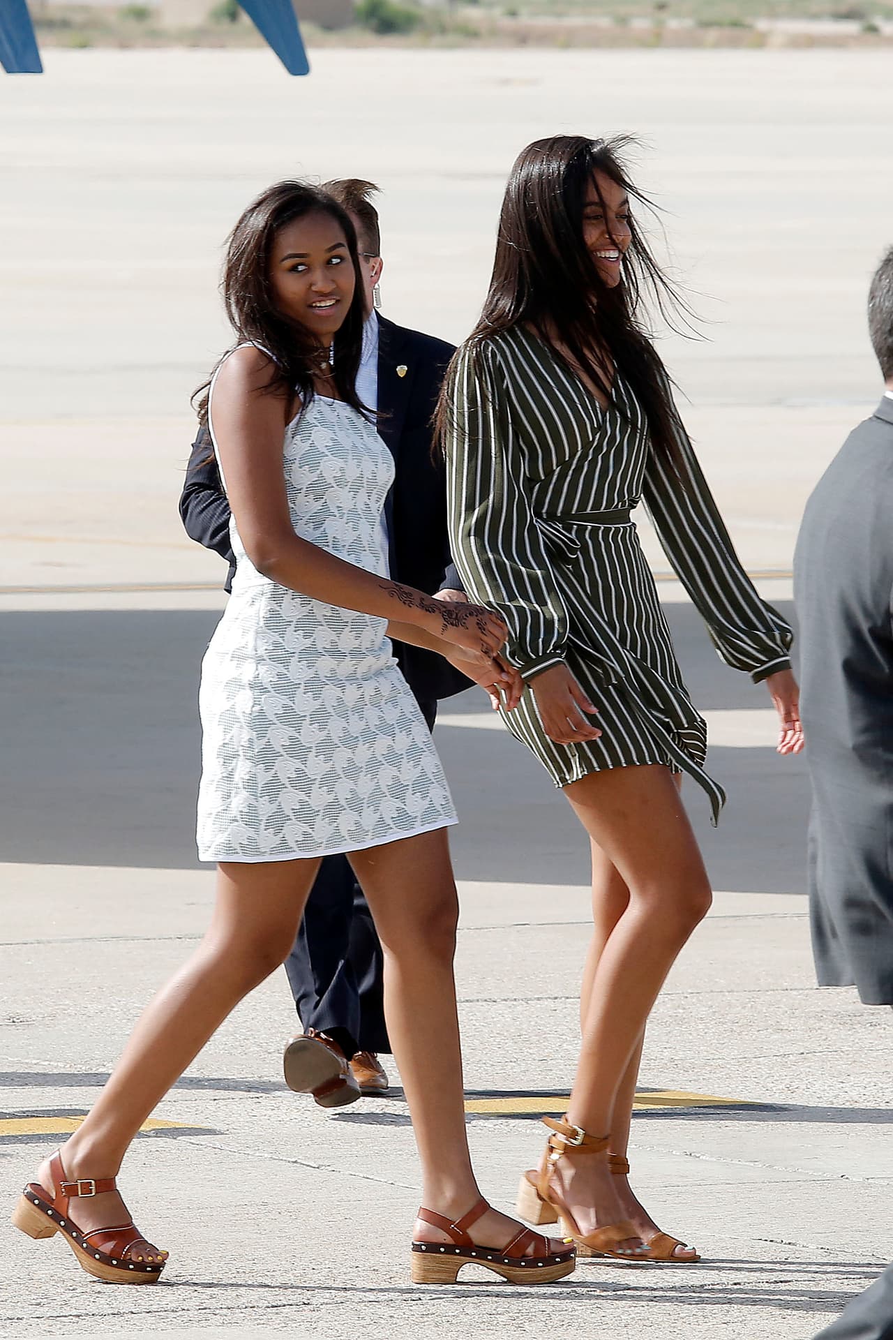 Malia se llevó un buen susto.