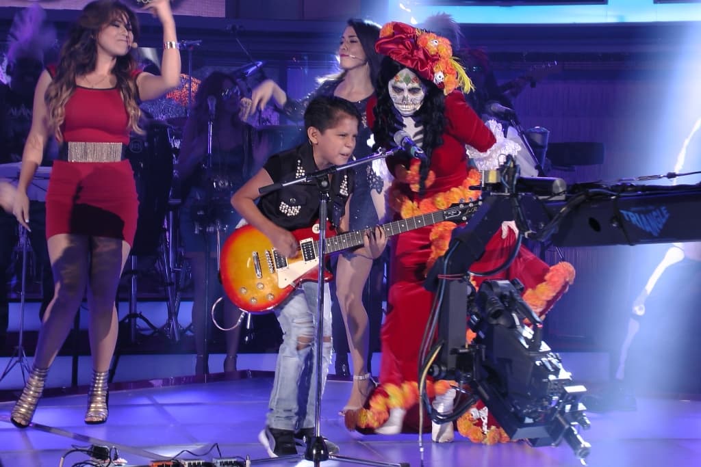 Y se echaron un palomazo muy rockero.