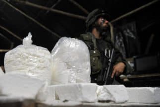 El cargamento fue encontrado en 30 paquetes plásticos escondidos junto a otras provisiones.