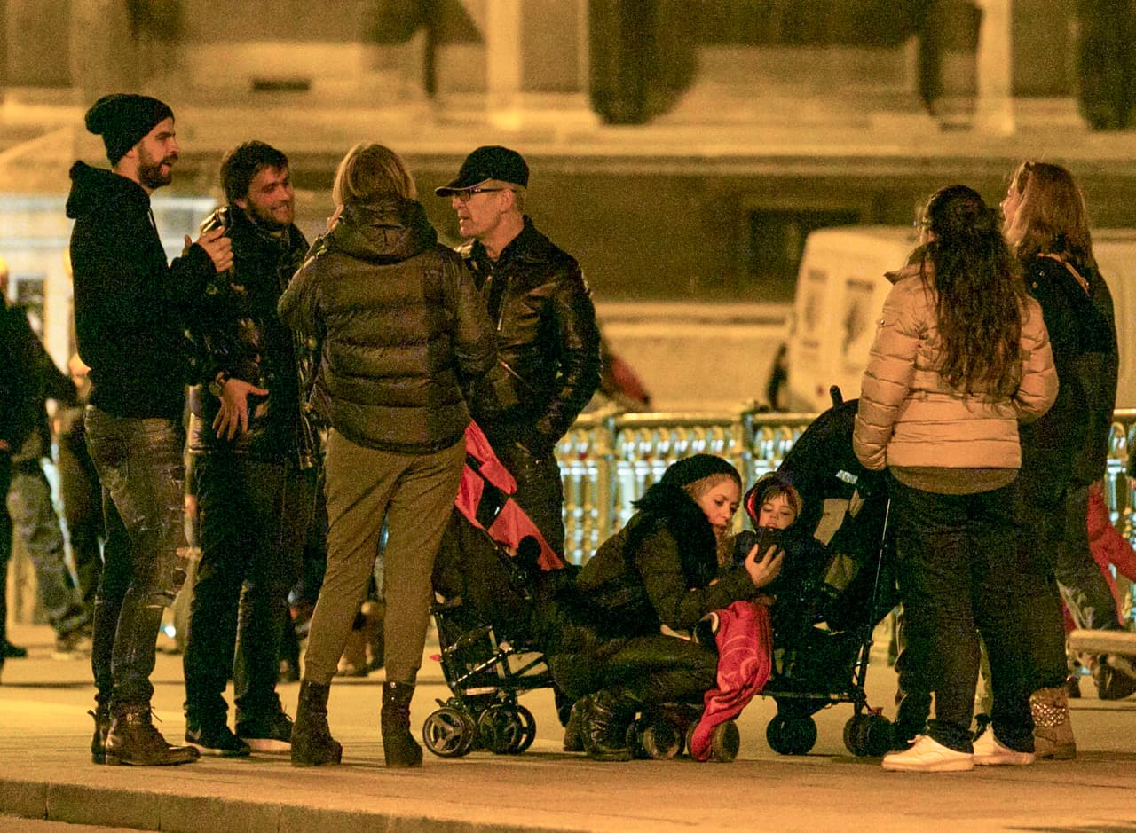 Shaki y Milan muy concentrados.