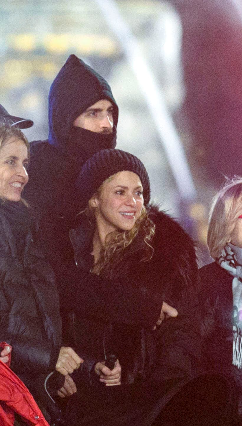 Así despiden el año Shakira y Gerard Piqué.