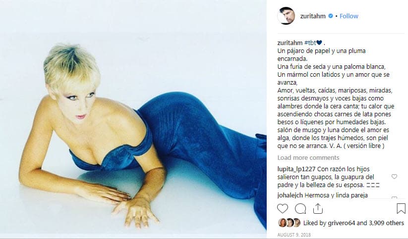 "Él es una persona que ha estado conmigo en los momentos más difíciles, y en los momentos más difíciles hemos estado juntos, contra quien sea”, dijo en 2009 la actriz de Humberto Zurita en el programa 'Historias engarzadas'.
<br>