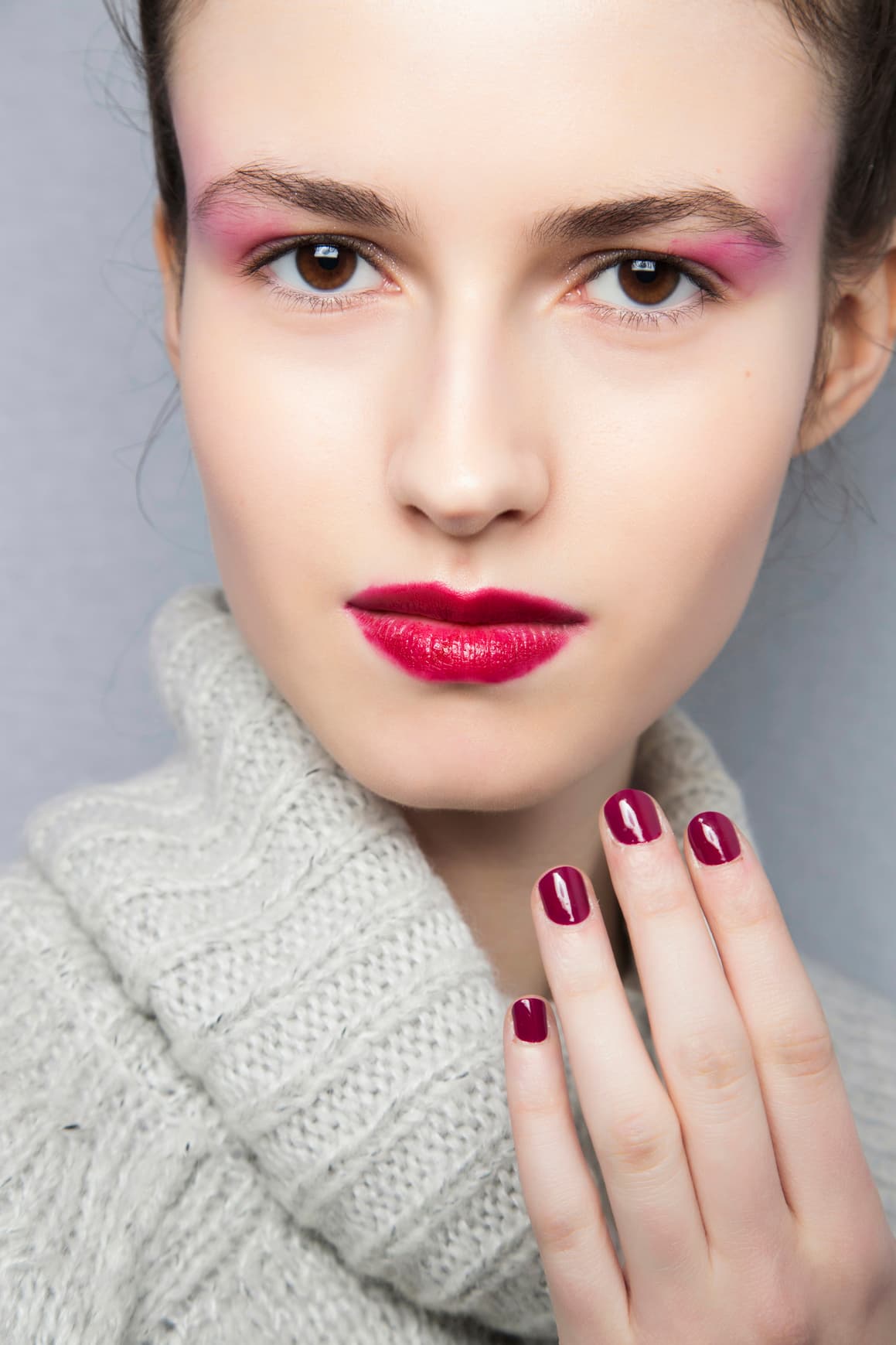 También los tonos vino van perfecto esta temporada.
<br>