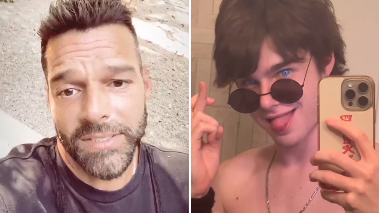Ricky Martin reacciona al cambio en el rostro de su hijo: esta es su transformación