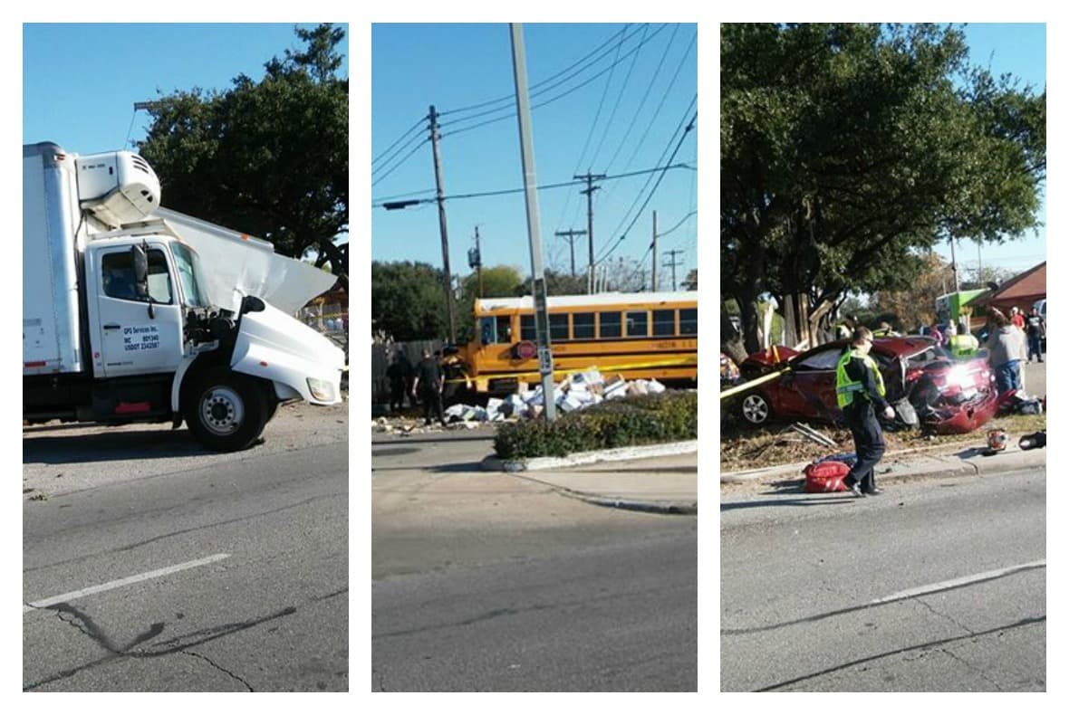 Choque múltiple sobre la IH35 deja a al menos 6 personas heridas