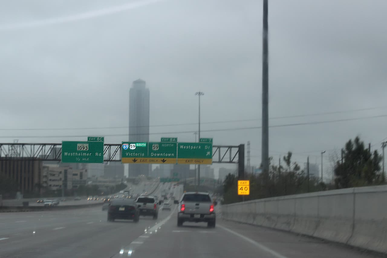 Loop 610 cerca a Hwy 59