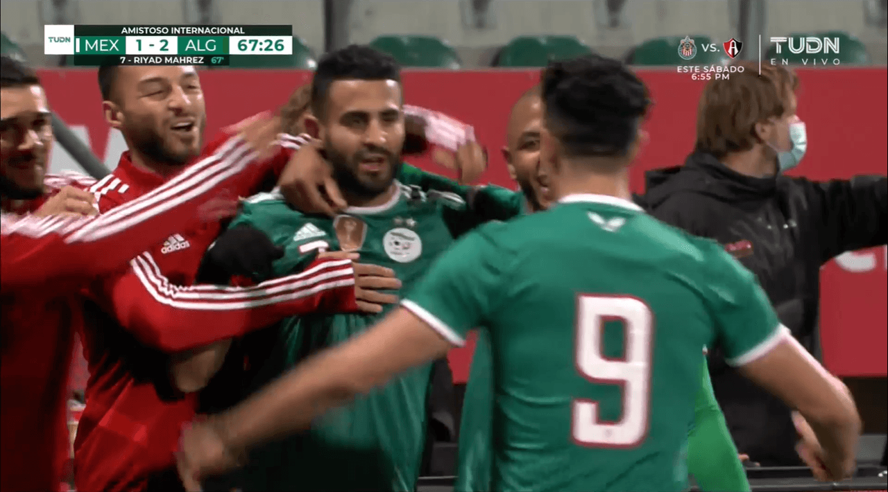 México y Argelia empatan en partido amistoso