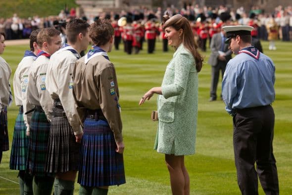 Su pancita creció y creció.