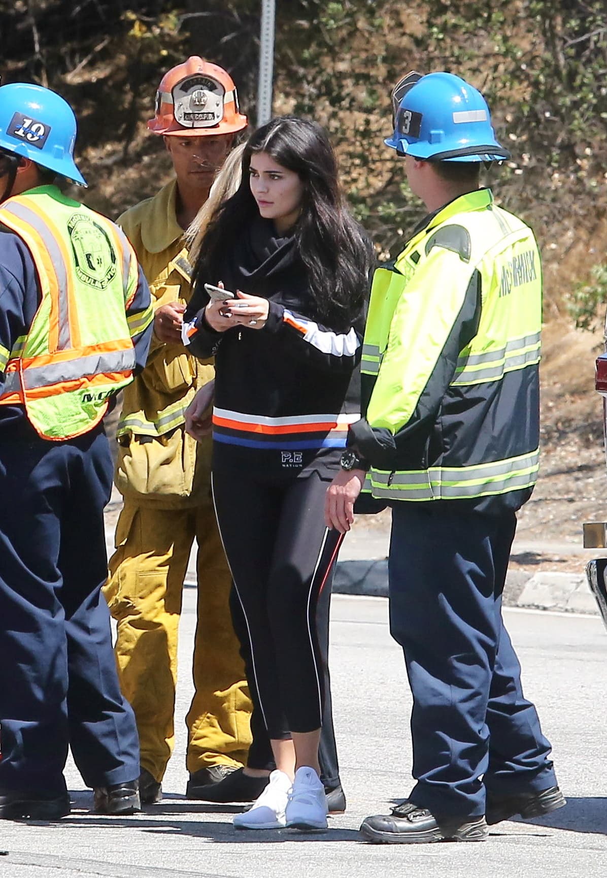 Hasta el momento no se sabe si Kris fue responsable del choque o simplemente fue impactada por otro automóvil.