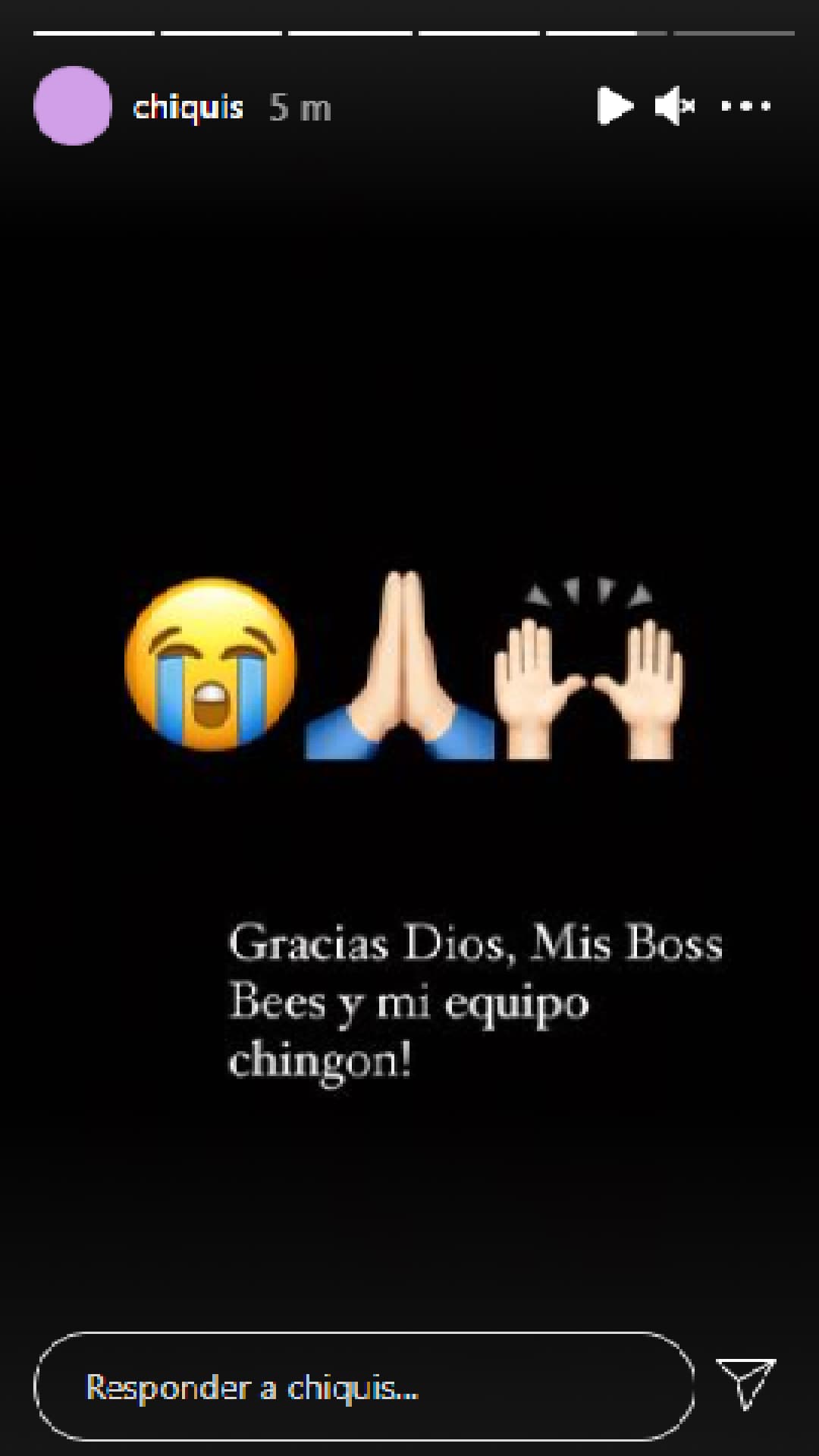 Estas fueron las palabras que dedicó por las dos nominaciones que obtuvo y en más mensajes pidió a su legión de fans, Boss Bee Nation, que no dejen de votar por ella.