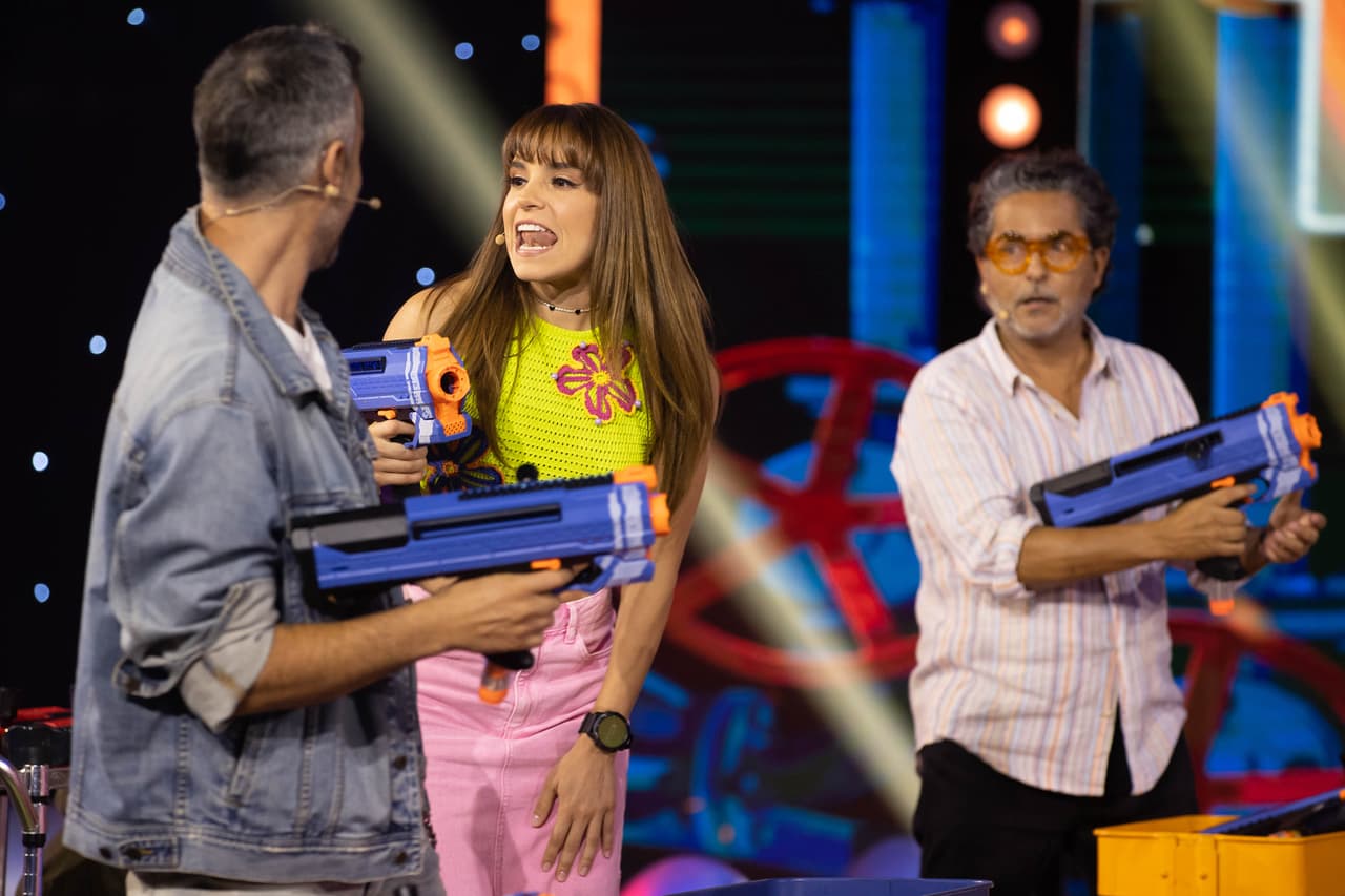 La competencia estuvo reñida entre los invitados, pues también hubo retos para ellos.