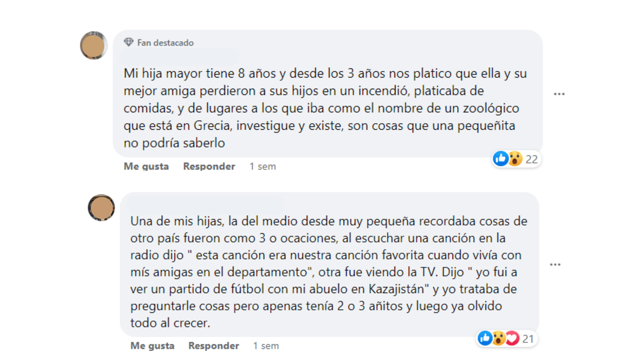 Mamás contaron las historias de 'vidas pasadas' de sus hijos
