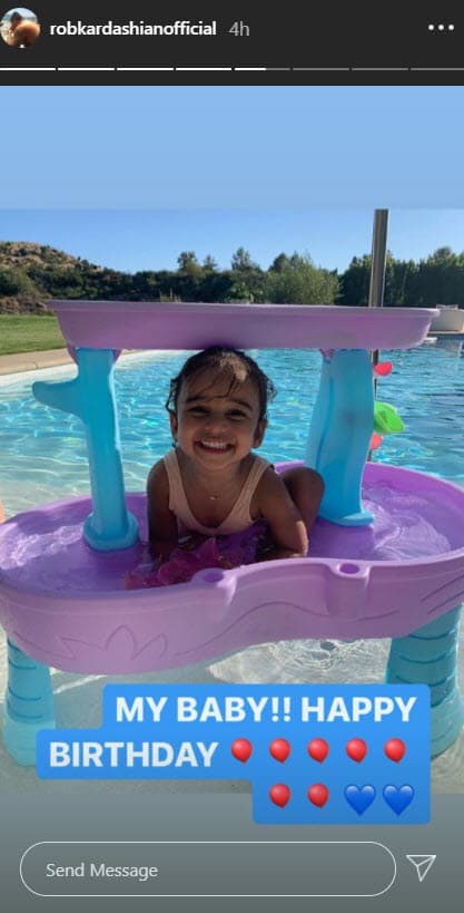 <b>Dream</b>, la hija de Rob Kardashian y la empresaria Blac Chyna, está celebrando 4 años.
<br>
