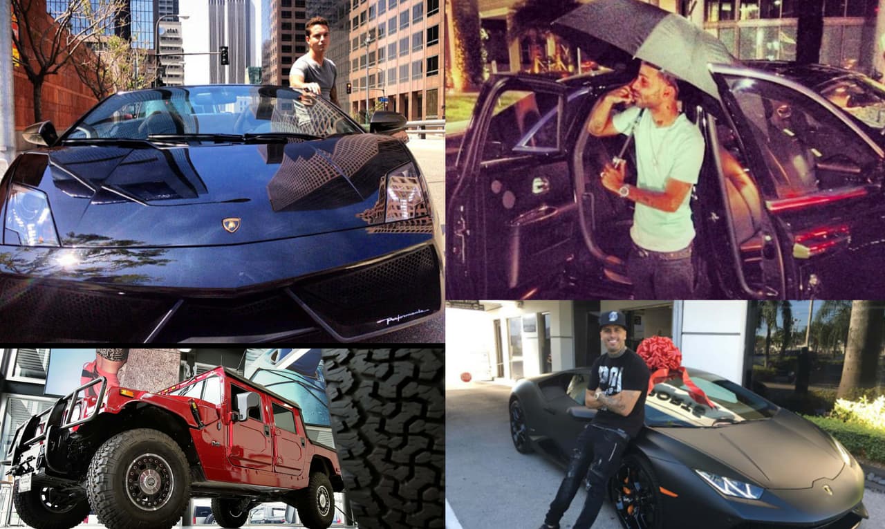 Superdeportivos y autos de lujo, los favoritos de los cantantes de reggaeton