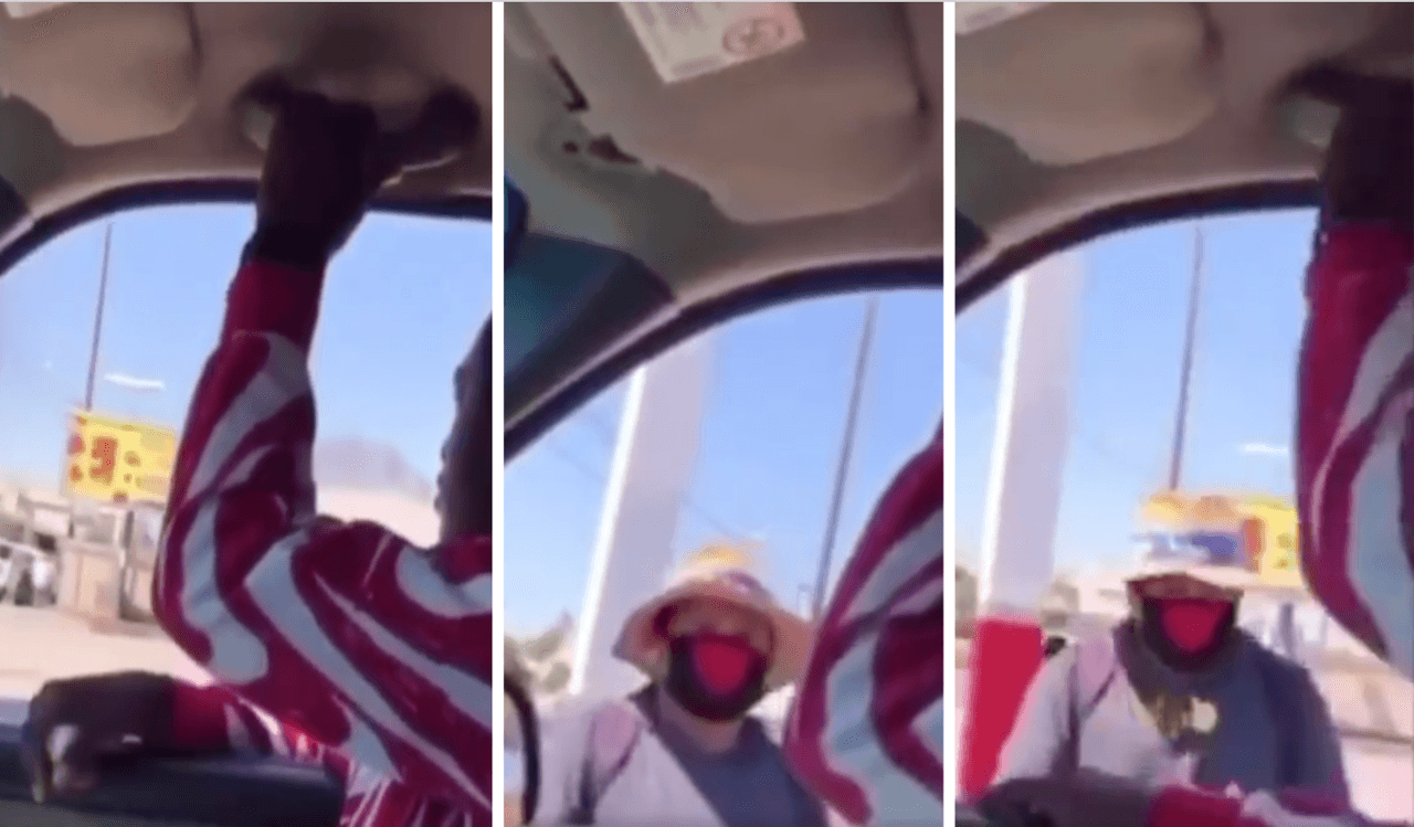 Otro caso ocurrió cuando un pasajero en un vehículo llama al vendedor, le pregunta el precio de las máscaras que vende y luego tira un huevo al pecho del vendedor desprevenido. 
<a href="https://www.univision.com/local/los-angeles-kmex/despreciable-asi-califican-el-ataque-con-huevo-a-vendedor-ambulante-en-los-angeles">La denuncia se dio a conocer en un video</a> publicado por el Departamento del Alguacil del Condado de Los Ángeles.