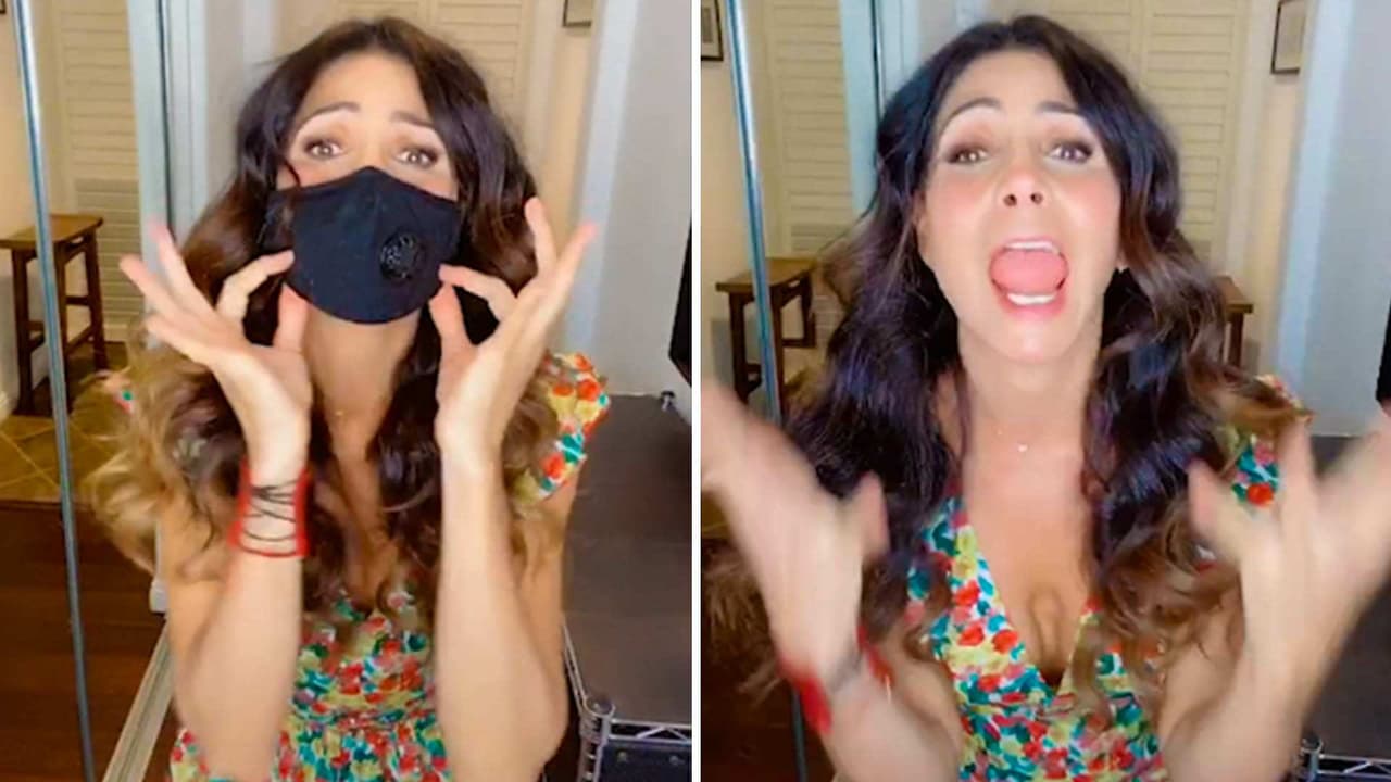 Video: Patricia Manterola “interpreta” éxito de Garibaldi versión cuarentena