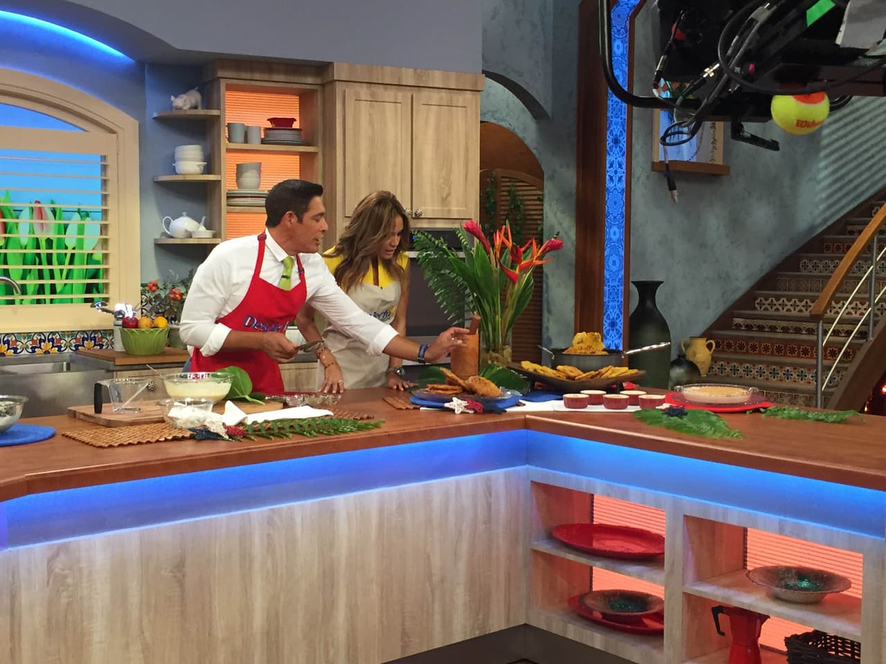 Johnny nos mostró que también tienen gran talento para cocinar.